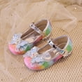 thumbnail image 3 of CAIVO Dress Shoes For Girls Soft Sole Decorated Mary Jane Party Wear Lightweight Quick-Dry Beach Shoes Kids, 3 of 3