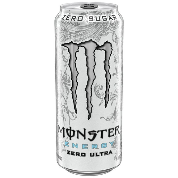 Monster Zero Ultra, Sugar Free Energy Drink, 16 fl oz-Pack Of 6