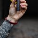 thumbnail image 5 of Men brazalete trenzado bloqueo joya informal joya de una sola capa regal de brazalete elegante pulsera decorativa hermano hermano tipo 3 Inevent AP009090-03, 5 of 7