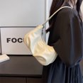 thumbnail image 5 of Bolso de hombro para mujer, bolso de moda para axilas, bolsos de mano informales plisados ​​(blanco) Sywqhk Para Estrenar, 5 of 5