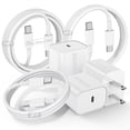 thumbnail image 1 of Cargador DGVERS de carga rápida de 20 W para iPhone 16 y 15 con cable de 3 unidades, 1 of 7