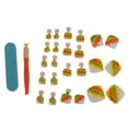 thumbnail image 4 of 24 uñas postizas artificiales para belleza, uñas de los pies y dedos, ideales para fiestas de verano. 6, 4 of 7