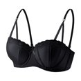 thumbnail image 6 of Stamzod Lace Bralettes for Women Push Up Glossy Lace Bra No Underwire Supportive Wireless Bras, 6 of 6