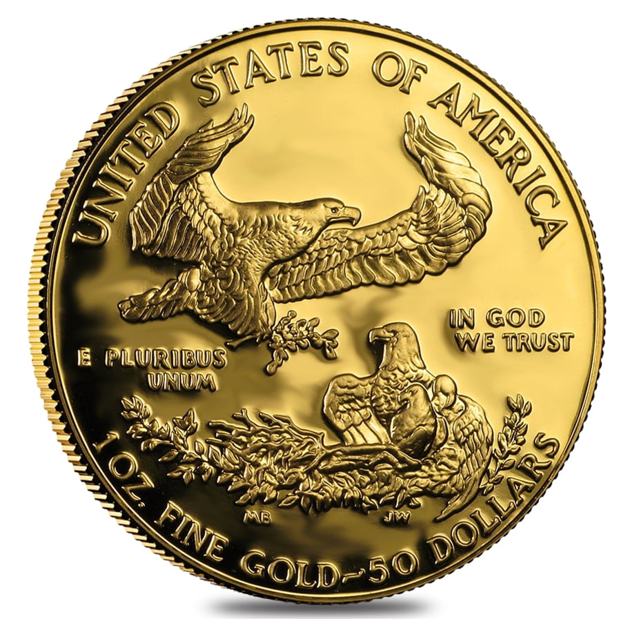 1 oz Proof Gold American Eagle $50 Coin In Cap (Random Year)