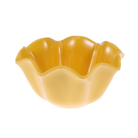 REOFLYUP Household Bowls Salad Bowl 1Set Yellow Shape Tableware