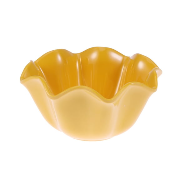 REOFLYUP Household Bowls Salad Bowl 1Set Yellow Shape Tableware