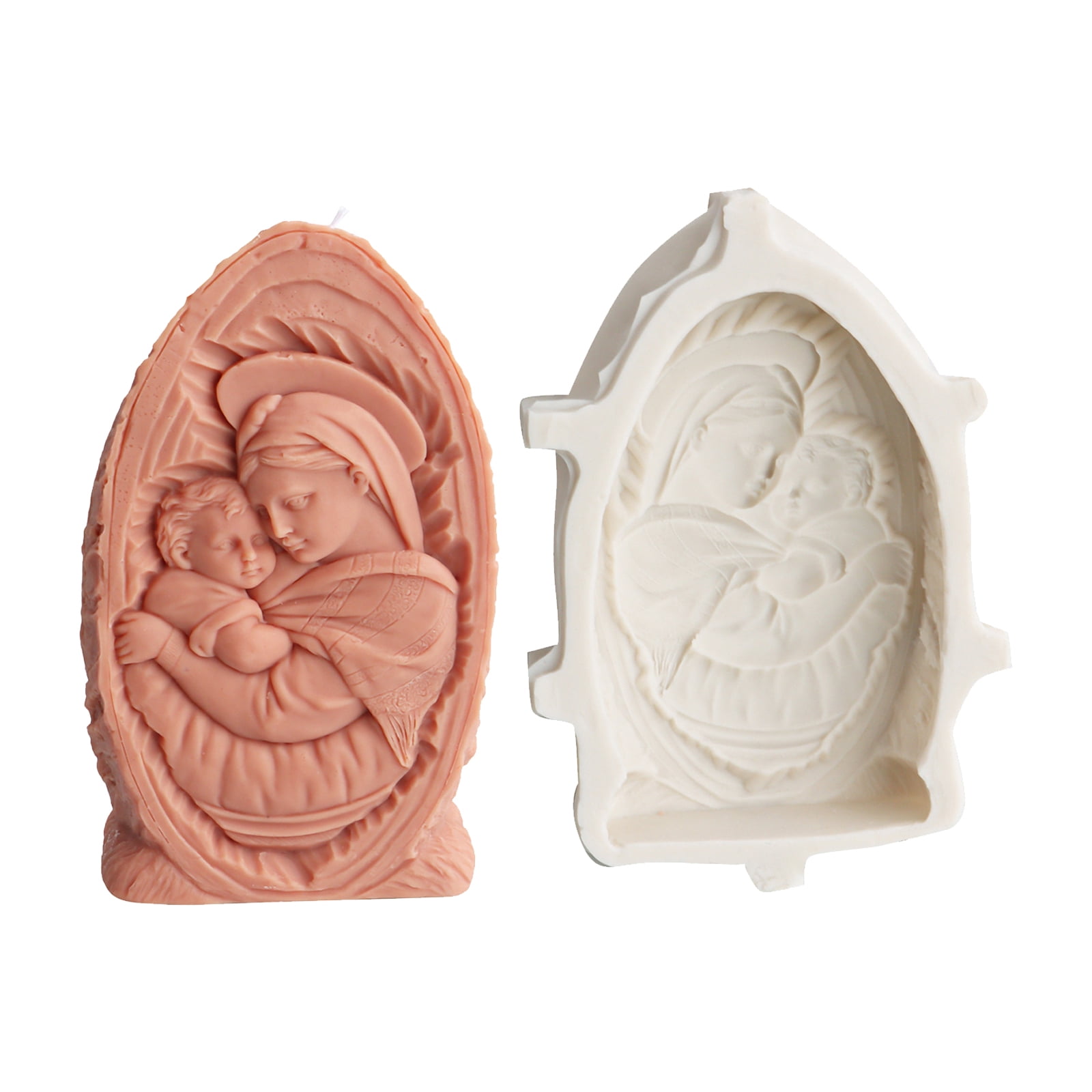 lanema Resin Statues Moulds Silicone Crafting Molds Silicone Sculpture Molds for Craft