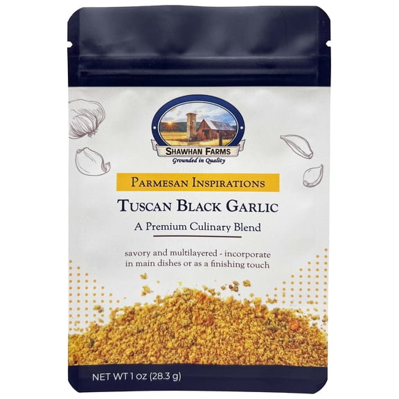 Tuscan Black Garlic Parmesan Blend | 1 oz | Shawhan Farms Parmesan Inspirations
