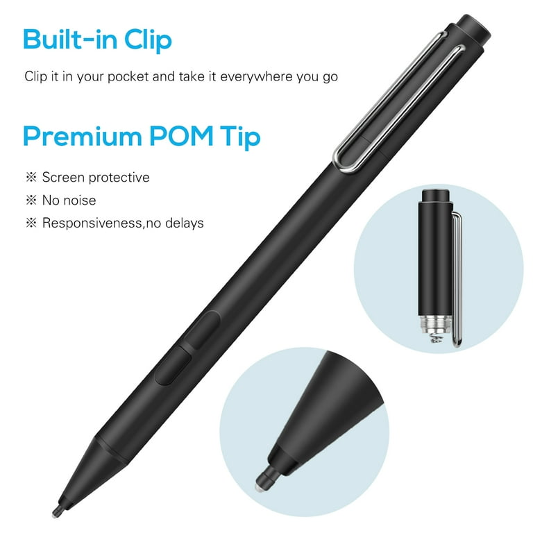Microsoft Surface Pen Stylus for Pro 3 4 5 6 7 8, Book, Studio