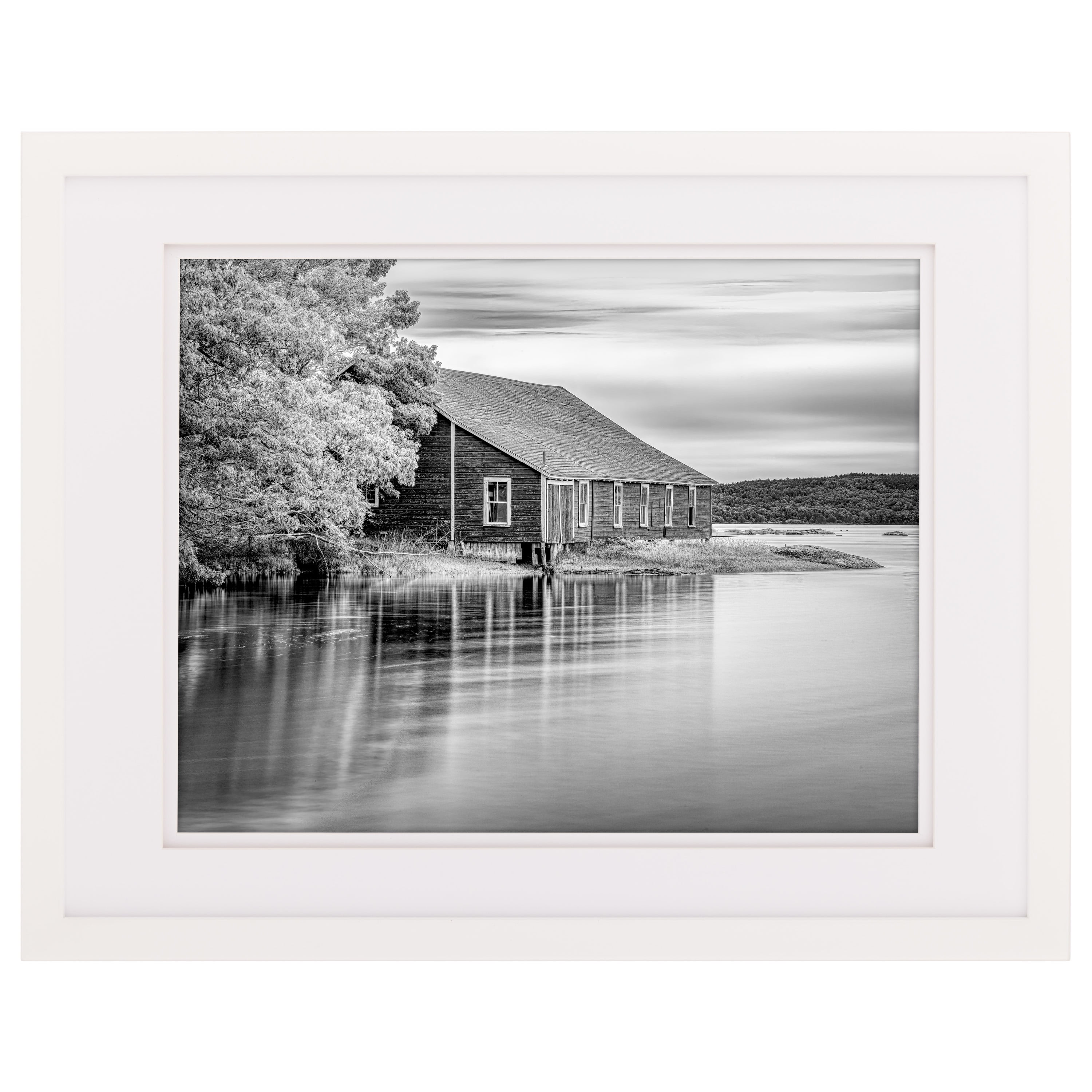 Gallery Solutions 14"x18" White Frame, Double Mat Wall Tabletop Display for 11"x14" Photos