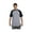 ATH HTHR/ BLACK, variant on Men's Rib Knit Collar Baseball Jersey, Style 423A