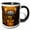 Black/White, variant on 3drose, La Compania De Jesus, Church, Quito, Ecuador - Sa07 Rbe0031 - Ralph H. Bendjebar, 11oz Two-tone Black Mug