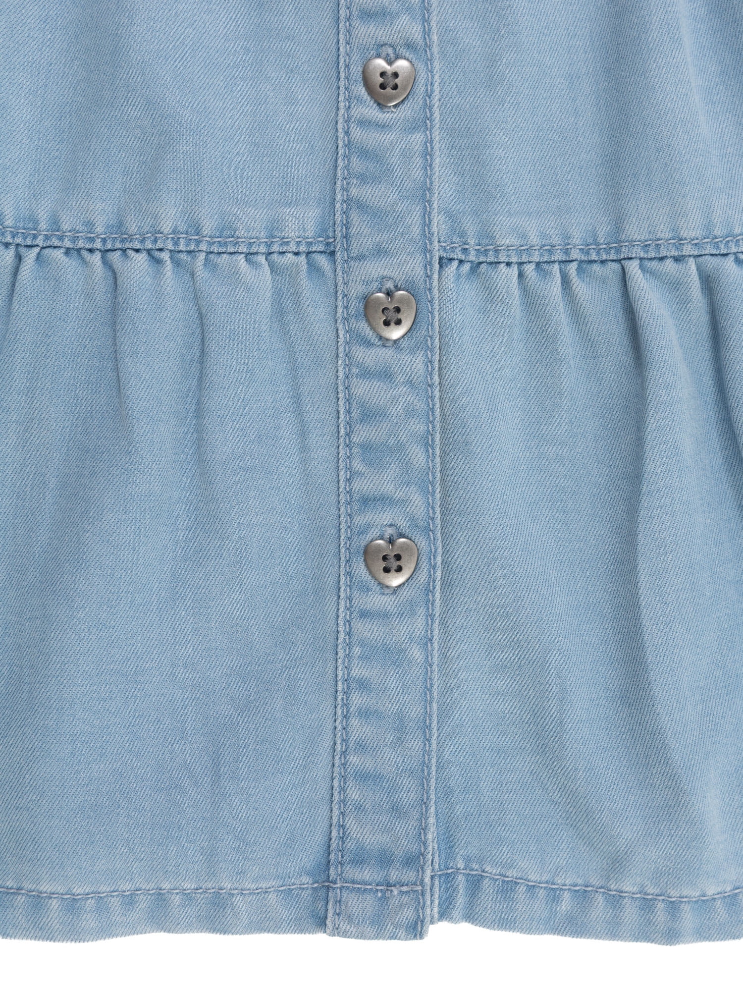 Wonder Nation Toddler Girl Denim Dress, Sizes 12M-5T