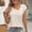 *Khaki, variant on ClodeEU Womens's Summer Asymmetric Neckline Puff Short Sleeve Ruffle Casual T-Shirt Pink,Womens Plus S