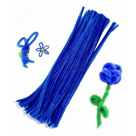 200-Piece Colored Chenille Stems, 30x0.6cm, Fluffy Pipe Cleaners for Handmade Artificial Flowers, Arts and Crafts
