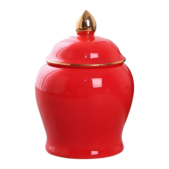 ACDANC Tea Japanese Style Canister Ceramic Storage Decor Food Containers with Lids Cookie Jars Multi-Function