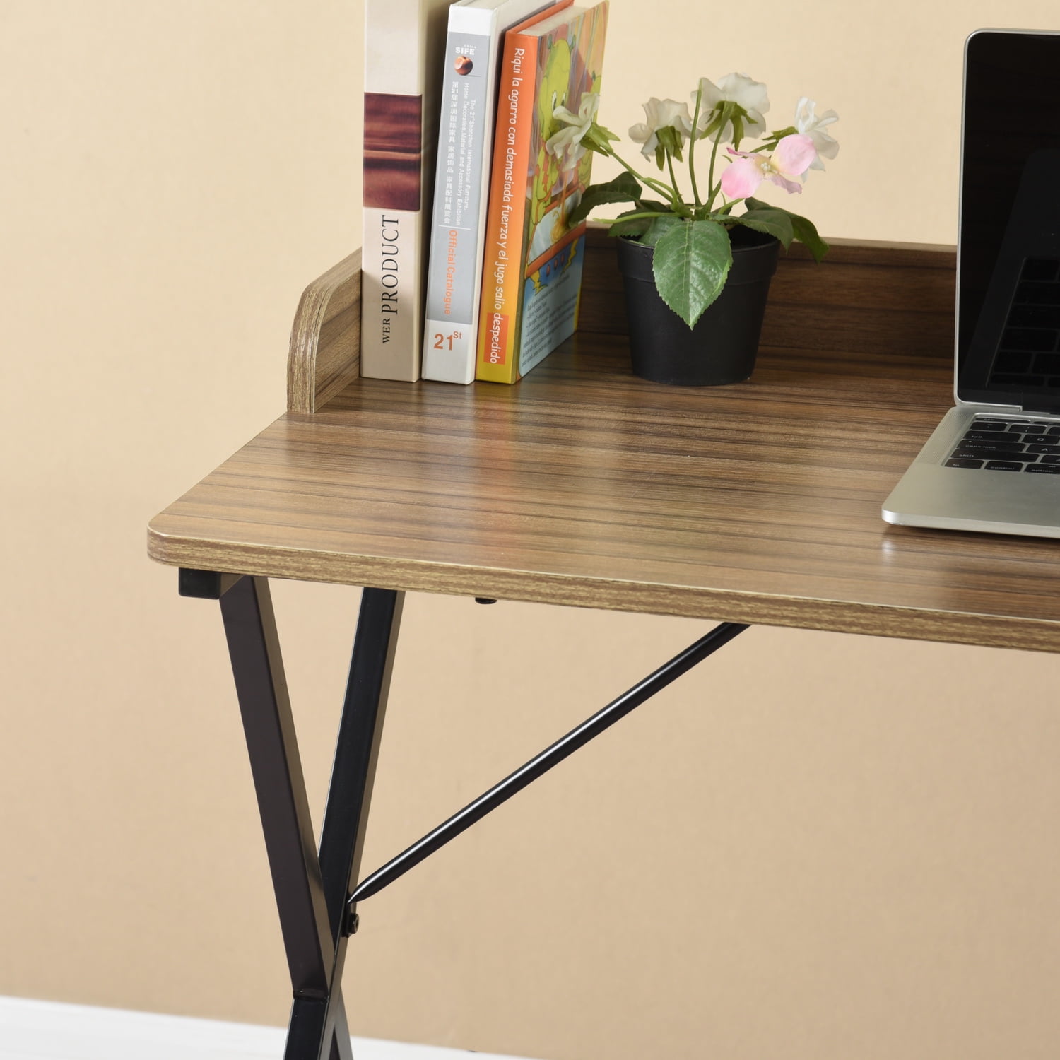 Kepooman Computer Gaming Desk, Laptop Desk Small Kids Writing Desk for Home Office Portable Wood Student Study PC Table, ModernSchool Work Desk for Bedroom, Walnut Color Kepooman Computer Gaming Desk, Laptop Desk Small Kids Writing Desk for Home Office Portable Wood Student Study PC Table, ModernSchool Work Desk for Bedroom, Walnut Color