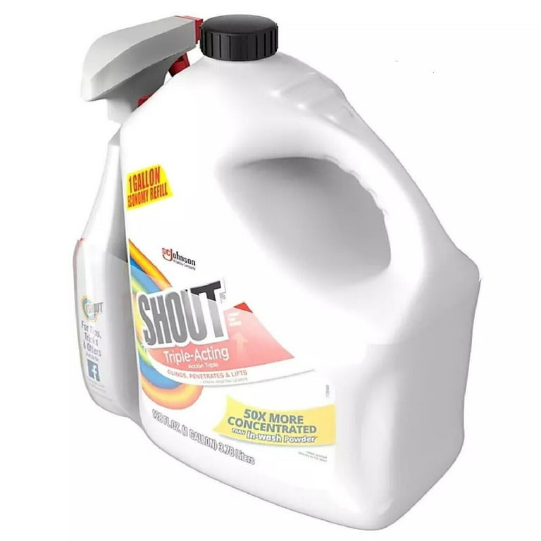 Shout Laundry Stain Remover, Triple-Acting