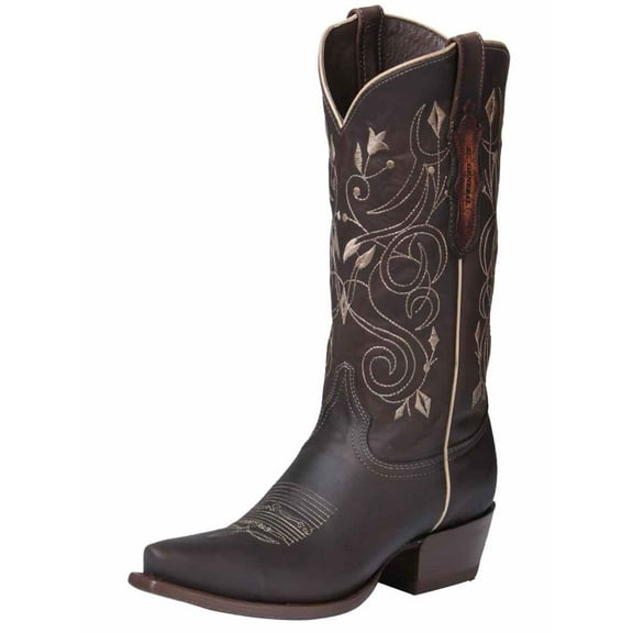 El General Women’s Limited Edition Western Boot - Chocolate 34511