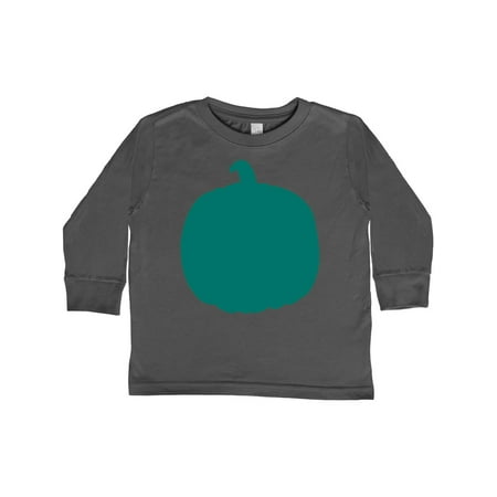 

Inktastic Allergy Awareness Teal Pumpkin Silhouette Gift Toddler Boy or Toddler Girl Long Sleeve T-Shirt