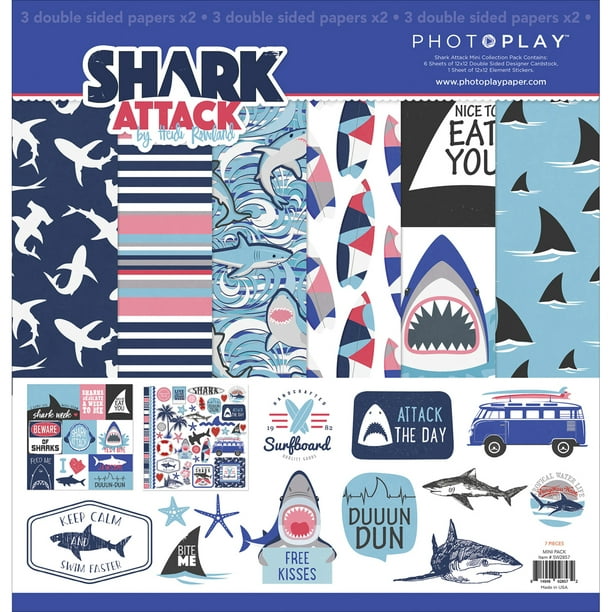 Photo Play Collection Pack 12 "X 12" - Attaque de Requin