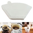 thumbnail image 2 of JANGSLNG 40/100Pcs Coffee Filter Food-grade Paper Disposable Cone Shape Coffee Dripper Cup Kitchen Gadget, 2 of 8