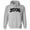 Grey, variant on 2006 College Style Hoodie Sweatshirt Unisex Large White