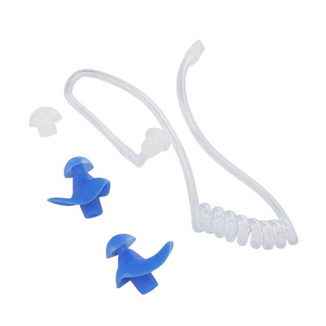 Lightweight Comfortable 2 Way Radio Acoustic Tube Earbud, , Shockproof, Waterproof, Wide Compatibility, Soft Silicone Material, Ideal for Prolonged Usage