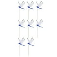 thumbnail image 2 of 100Fens 8Pcs Dragonflies Garden Pole Decorative Garden Flowers Potted Ornaments Artificial Dragonflystakes Indoor Outdoor Yard Garden Flower Pot Decoration, 2 of 5
