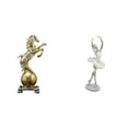 thumbnail image 1 of Figura de escritorio,Estante con estatua de caballo para escritorio,oficina y decoración del hogar,Figura de escritorio,Estatua de bailarina,adorno de escritorio,decoración del hogar,Estatua, 1 of 8