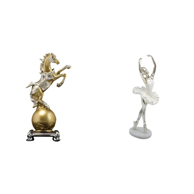 Figura de escritorio,Estante con estatua de caballo para escritorio,oficina y decoración del hogar,Figura de escritorio,Estatua de bailarina,adorno de escritorio,decoración del hogar,Estatua