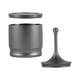 thumbnail image 4 of Vaso dosificador de café de 58 mm, anillos dosificadores, prensa, portafiltros, máquina de espresso Gris, 4 of 9