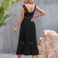 thumbnail image 3 of Vestido De Tirantes Sin Espalda Para Mujer Vestido largo de fiesta Casual Sexy Trendy Sexy Túnica Vestido Traje diario (Negro XXL) Ygjytge para Mujer Negro T S, 3 of 7