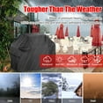 thumbnail image 6 of Grill Cover, 44 inch Heavy Duty BBQ Gas Grill Cover for Outdoor Grill, Waterproof, Weather Resistant, Anti-UV, Rip-Proof, Fade Resistant Barbecue Cover with Hook-and-Loop Straps for Most Grills, 6 of 8