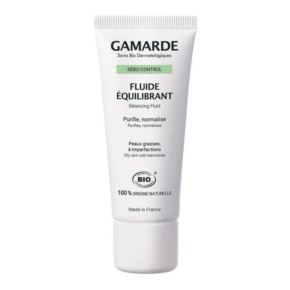 Fluido equilibrante hidratante Gamarde para pieles mixtas y grasas