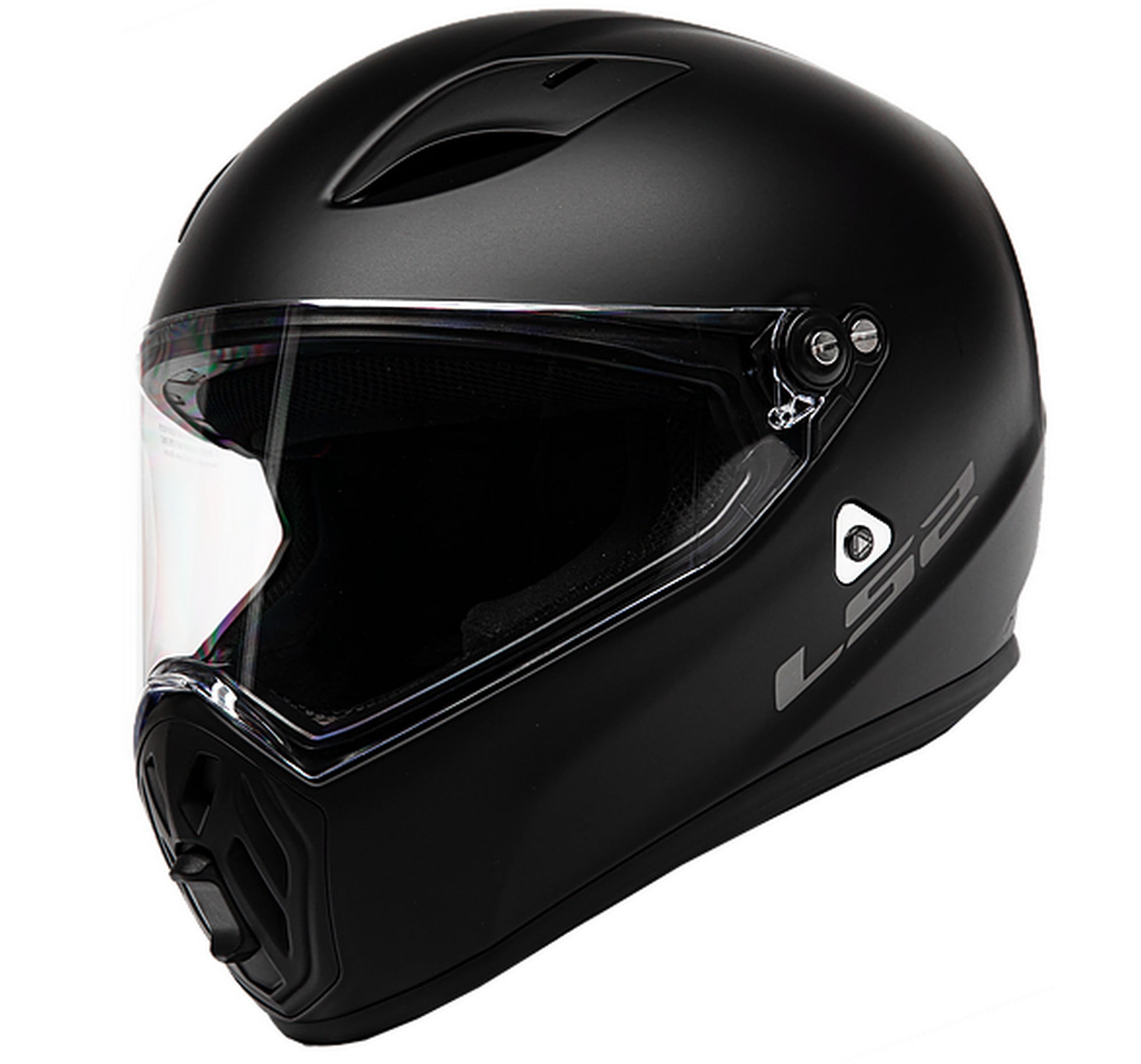 LS2 Helmets Vector Solid Full Face Motorcycle Helmet Matte Black XXL XXLarge 