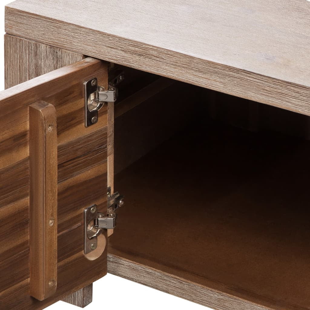 Solid Wood TV Cabinet, Modern Entertainment TV Stand Unit for Living Room and Bedroom