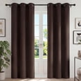 thumbnail image 1 of Blackout Cortinas para Recámara, Cortina Blackout Térmica Aislada 2 Paneles 42x84 Pulgadas, Cortinas Negras con Ojales, Reducción de Ruido, Ahorro de Energía y Cortinas sin Arrugas para Sala de Estar, 1 of 7