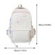 thumbnail image 2 of Mochila estética de estrella bonita, mochila escolar para estudiantes, mochila para niñas, viajes escolares, 2 of 2