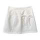 thumbnail image 1 of Falda de envoltura de mujeres Falda de cadera delgada para vacaciones Femenina diaria Wear Girl Weekend , White S W blancas, 1 of 8