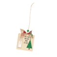 thumbnail image 4 of Decoración colgante navideña para niños, cinco años de edad, chimenea de madera, almacenamiento de dinero. Árbol de Navidad, 4 of 9