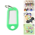 thumbnail image 2 of Colorful Plastic Key Tags Hotel Room Number Labels & Luggage Identification Tags With Keychain Accessories, 2 of 9
