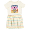 thumbnail image 3 of Inktastic Australian Koala Cool Sunset Girls Toddler Dress, 3 of 5