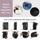 thumbnail image 2 of Drawstring Backpack for Men Women Athletic Gym Sports Workout Beach Swim Sports and fitness Outdoor black, 2 of 5