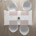 thumbnail image 3 of Ambesonne Mid Century Place Mats Set of 4, Modernist Geometric, Standard Size, Pale Pink Beige Grey, 3 of 4