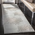 thumbnail image 3 of SAFAVIEH Soho Fiesta Geometric Runner Rug, Grey/Ivory, 2'6" x 10', 3 of 7