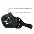 thumbnail image 2 of Breathable Silicone Muzzle with Secure Adjustable Fit and Ventilation Holes for Dogs - Biting Barking Chewing - Comfortable Daily Walk Training Tool - Control, 2 of 3