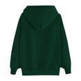 thumbnail image 7 of Jsaierl Women's Hoodies Oversized Solid Color Hooded Sweatshirts Casual Pullover Y2k Long Sleeve Top Hoodie Fall Fashion 2024, 7 of 7