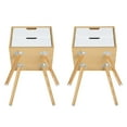thumbnail image 2 of Veryke Set of 2 Modern Nightstand with 2 Drawers, Wooden End Table Dresser for Bedside Furniture, 2 of 10