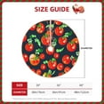 thumbnail image 2 of Fotbe Tomatoes Pattern Christmas Tree Skirt, Tree Skirts Plush Christmas Decorations, Christmas Tree Skirts Xmas Decorations Holiday Party Decor-30", 2 of 6